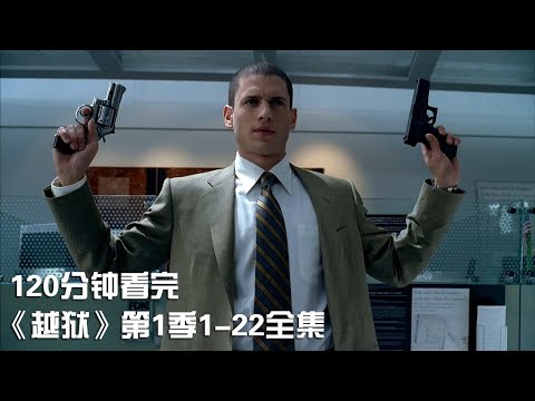 一次性痛快看完懸疑神劇《越獄第一季》1-22全集！越獄劇鼻祖神作，至今無法超越！【宇哥講電影】