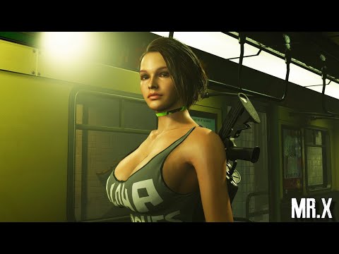 Resident Evil 3 Remake Jill with Aloha
  Beach Shirt Gameplay PC Mod