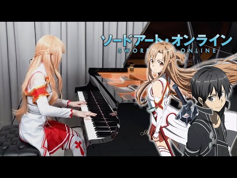 Sword Art Online OP1「LiSA – Crossing
  Field」Ru's Piano Cover