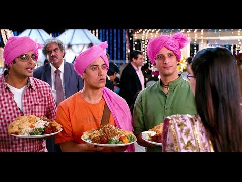 【宇哥】印度小哥去婚礼上蹭吃喝,被主人当众揭穿,尴尬了…9.2高分喜剧片神作《三傻大闹宝莱坞》【宇哥讲电影】