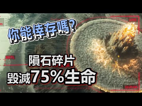 【船長】隕石碎片砸向地球毀滅７５％生命，你覺得你能倖存嗎？《天劫倒數》
