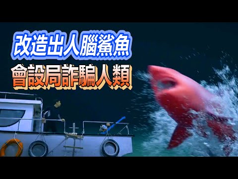 【船長】他們改造出人腦鯊魚，設局騙人類再撞玻璃回海裡，最終卻敵不過同類《血鯊 Horror Shark》