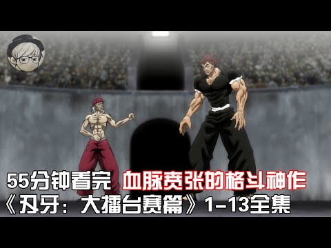 一口气看完|令人血脉贲张的格斗神作《刃牙：大擂台赛篇》1-13全集【宇哥讲电影】