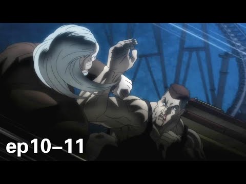 不系安全带，站立在疾驰的过山车上的搏命决斗，太刺激了！《刃牙10-11：最凶死刑犯篇》