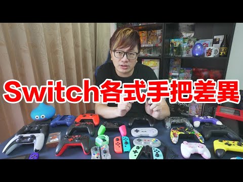 【Talk趣】各種看過沒看過的Switch手把！到底有哪些用處？想入手最推薦什麼？〈羅卡Rocca〉
