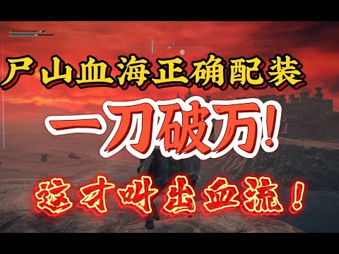 【艾尔登法环】交卷！出血流派的究极套路！真正的版本答案！5分钟让你彻底学会出血流派的玩法！