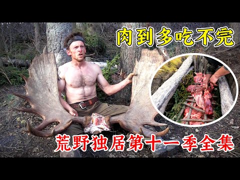 荒野獨居第十一季全集，10位獵人參賽，在北極圈搭建庇護所，一箭幹倒一頭鹿，烤肉吃到撐！紀錄片