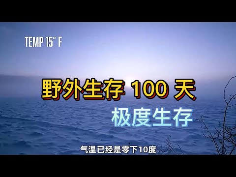 荒野生存100天 一群野外生存大佬挑战极寒地区阿拉斯加生存100天 #野外生存 #荒野独居 #荒野求